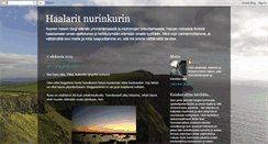 Desktop Screenshot of haalaritnurinkurin.blogspot.com