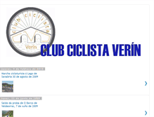 Tablet Screenshot of clubciclistaverin.blogspot.com