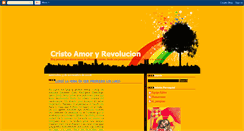 Desktop Screenshot of cristoamoryrevolucion.blogspot.com