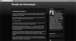 Desktop Screenshot of gestaoinformacao.blogspot.com