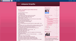 Desktop Screenshot of catequeseforquilha.blogspot.com