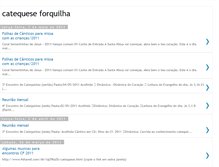 Tablet Screenshot of catequeseforquilha.blogspot.com