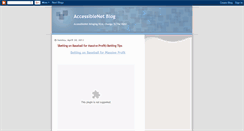 Desktop Screenshot of accessiblenet.blogspot.com