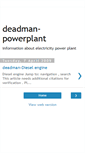 Mobile Screenshot of deadman-powerplant.blogspot.com