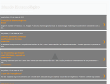 Tablet Screenshot of mundobiotecnologico.blogspot.com