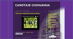 Desktop Screenshot of canotajechihuahua.blogspot.com