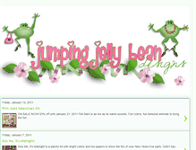 Tablet Screenshot of jumpingjellybeandesigns.blogspot.com