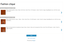 Tablet Screenshot of fashionclique.blogspot.com