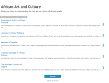 Tablet Screenshot of african-art-and-culture.blogspot.com