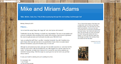 Desktop Screenshot of mikeandmiriam.blogspot.com