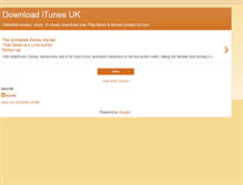 Tablet Screenshot of download-itunes-uk.blogspot.com