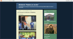 Desktop Screenshot of ministeriopalabraenaccion.blogspot.com