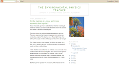 Desktop Screenshot of ecophysicsteacher.blogspot.com