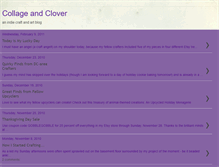 Tablet Screenshot of collageandclover.blogspot.com