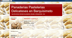 Desktop Screenshot of panaderiasbarquisimeto.blogspot.com