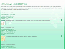 Tablet Screenshot of escuelasmisioneras.blogspot.com