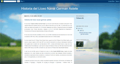 Desktop Screenshot of liceonaval-germanastete.blogspot.com