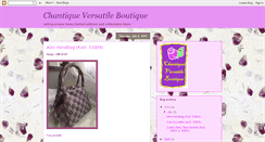 Desktop Screenshot of chantvers-boutique.blogspot.com