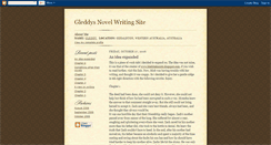 Desktop Screenshot of gleddysnovel.blogspot.com