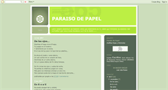 Desktop Screenshot of paraisodepapel.blogspot.com