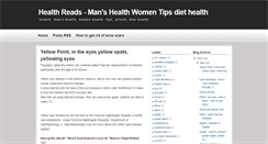 Desktop Screenshot of healthreads.blogspot.com