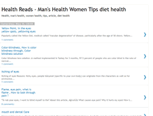 Tablet Screenshot of healthreads.blogspot.com