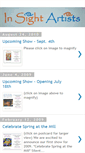 Mobile Screenshot of insightartists.blogspot.com