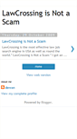 Mobile Screenshot of llawcrossingisnotascam.blogspot.com