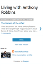 Mobile Screenshot of livingwithanthonyrobbins.blogspot.com
