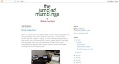 Desktop Screenshot of jumbledmumblings.blogspot.com