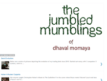 Tablet Screenshot of jumbledmumblings.blogspot.com