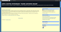 Desktop Screenshot of ampa-centro-integrado.blogspot.com