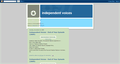 Desktop Screenshot of indyvoices.blogspot.com