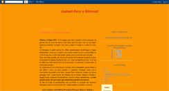 Desktop Screenshot of animalipersieritrovati.blogspot.com