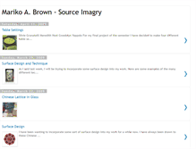 Tablet Screenshot of marikoabrown.blogspot.com