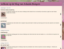 Tablet Screenshot of jolandacreatiefbijtje.blogspot.com