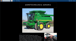 Desktop Screenshot of agrotecnologiagraria.blogspot.com
