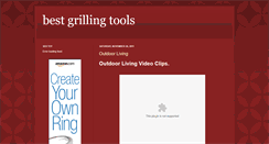 Desktop Screenshot of bestgrillingtools.blogspot.com