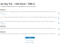 Tablet Screenshot of myhajjtrip.blogspot.com