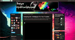 Desktop Screenshot of analyzeyou.blogspot.com