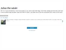Tablet Screenshot of juliusthesaluki.blogspot.com