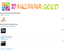 Tablet Screenshot of 3dwallpapergold.blogspot.com