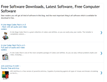 Tablet Screenshot of freesoftwaredownloadlatest.blogspot.com