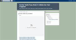 Desktop Screenshot of kurtlarvadisipusu-sonbolum-izle.blogspot.com