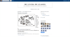 Desktop Screenshot of miluchadeclases.blogspot.com