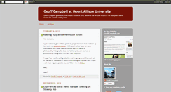 Desktop Screenshot of geoffatmountallison.blogspot.com