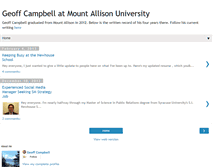 Tablet Screenshot of geoffatmountallison.blogspot.com