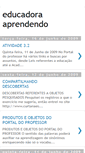 Mobile Screenshot of educadoraprendendo.blogspot.com