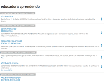 Tablet Screenshot of educadoraprendendo.blogspot.com