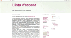 Desktop Screenshot of llistadespera.blogspot.com
